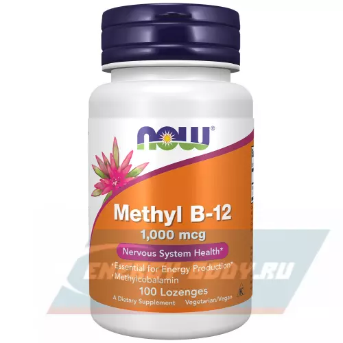  NOW FOODS Methyl B-12 1000 mcg 100 леденцов