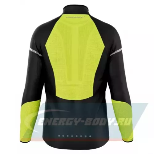  Compressport Ветровка Hurricane Windproof Flash Black/Fluo Yellow S