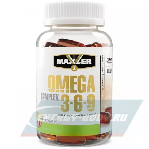 Omega 3 MAXLER Omega 3-6-9 90 вегетарианские капсулы