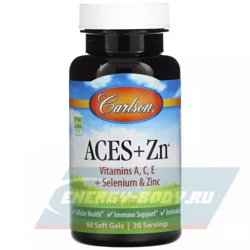  Carlson Labs ACES + Zn 60 капсул