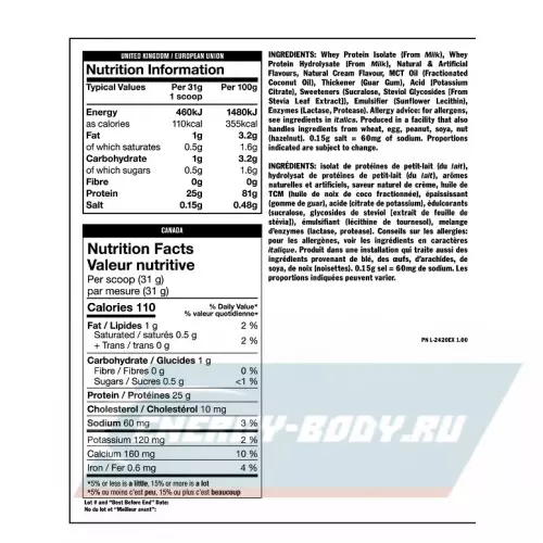  Mutant Mutant Iso Surge Шоколадный Брауни, 727 г