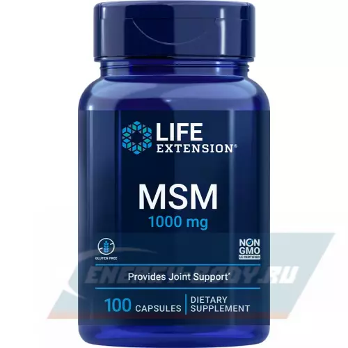 Суставы, связки Life Extension MSM 1000 mg 100 капсул