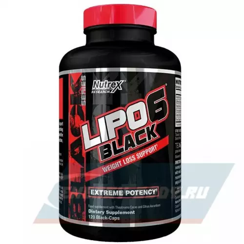  NUTREX Weight Lipo-6 Black 120 капсул