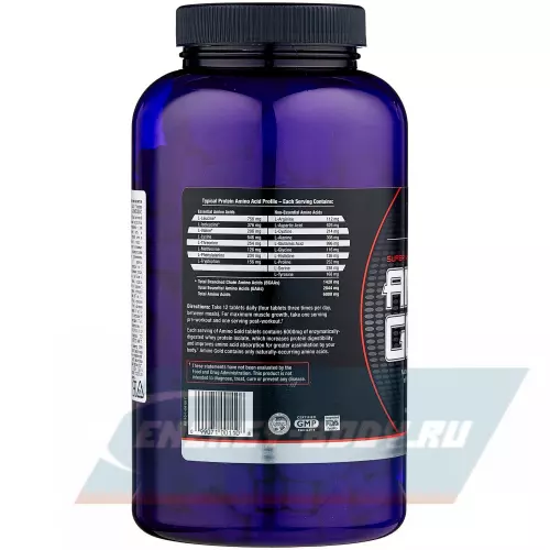 Аминокислотны Ultimate Nutrition Amino Gold 1500 325 таблеток