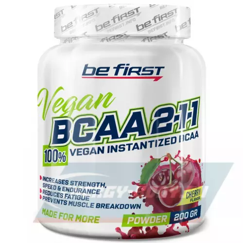 ВСАА Be First BCAA 2:1:1 Vegan powder Вишня, 200 г