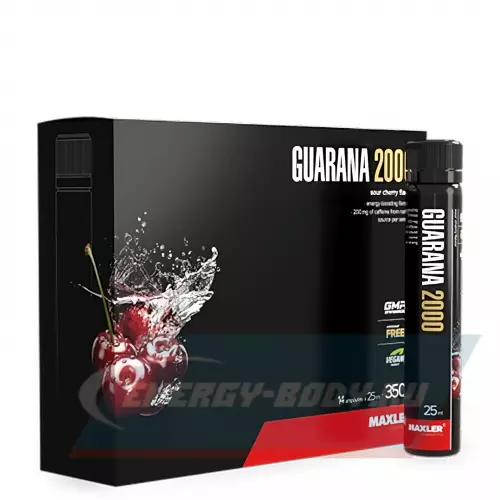 Энергетик MAXLER Energy Storm Guarana 2000 Вишня, 14x25мл