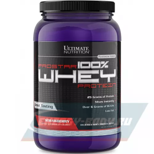  Ultimate Nutrition Prostar Whey Клубника, 907 г