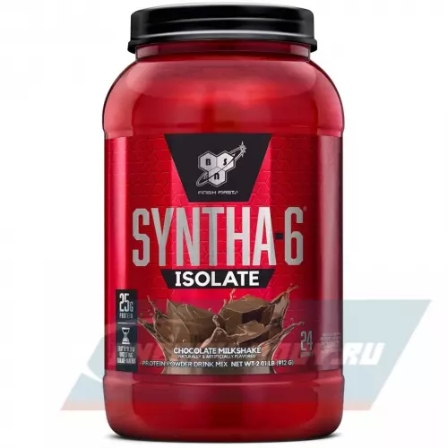  BSN SYNTHA-6 ISOLATE Шоколадно-молочный коктейль, 912 г / 2.01 LB