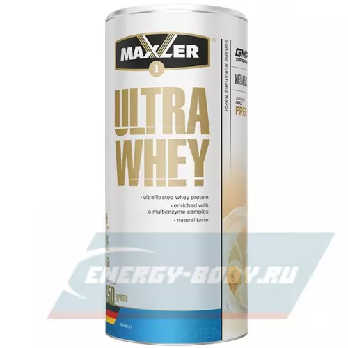  MAXLER Ultra Whey Молочный коктейль с бананом, 450 г