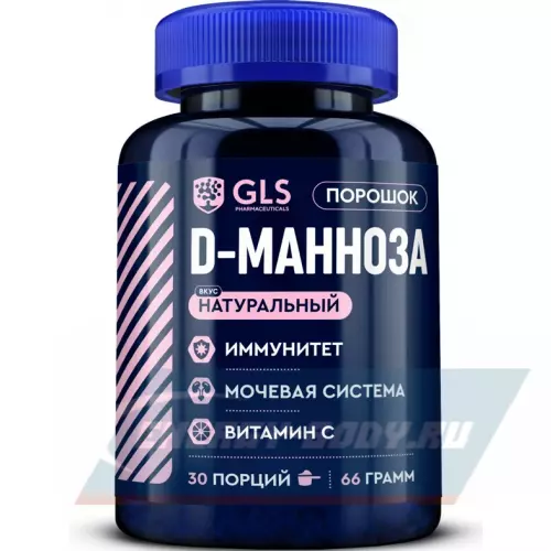  GLS pharmaceuticals D-Манноза комплекс, с калием и витамином С Натуральный, 66 г