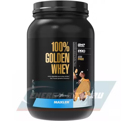  MAXLER 100% Golden Whey Шоколадно-Арахисовая паста, 907 г