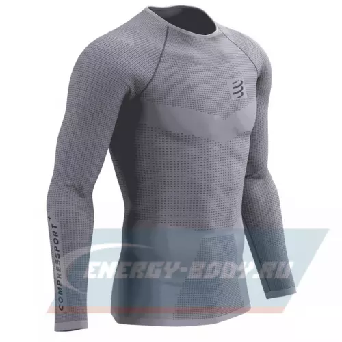  Compressport Футболка с длинным рукавом On/Off Grey S