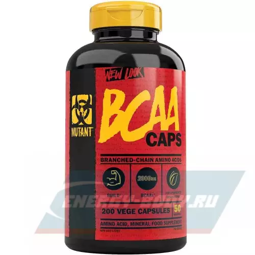 ВСАА Mutant BCAA Capsules 2:1:1 200 капсул