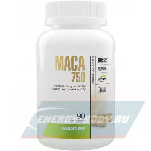  MAXLER Maca 750 Нейтральный, 90 вегетарианских капсул