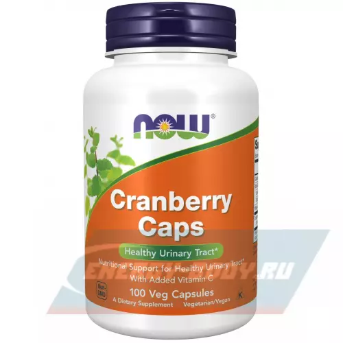  NOW FOODS Cranberry Caps 100 веган капсул