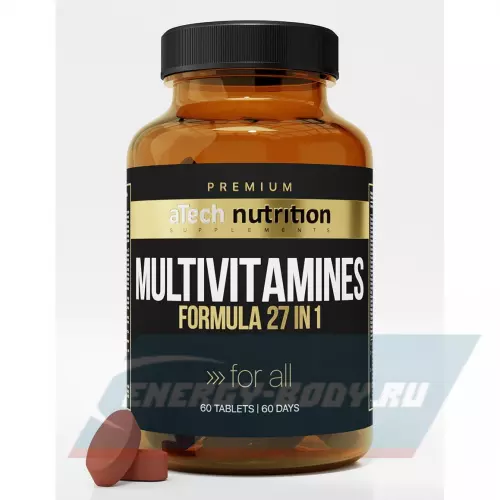  aTech Nutrition Multivitamines Premium Нейтральный, 60 таблеток