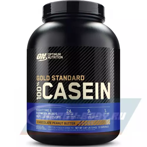  OPTIMUM NUTRITION 100% Casein Gold Standard Шоколад - Арахисовое масло, 1800 г