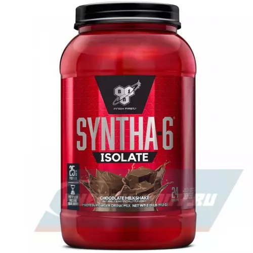  BSN SYNTHA-6 ISOLATE Шоколадно-молочный коктейль, 912 г / 2.01 LB