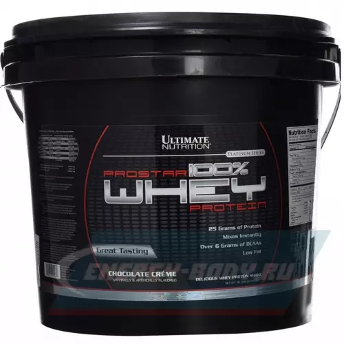  Ultimate Nutrition Prostar Whey Шоколадный крем, 4540 г