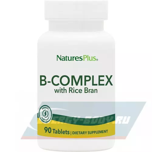  NaturesPlus B-Complex with Rice Bran 90 таблеток