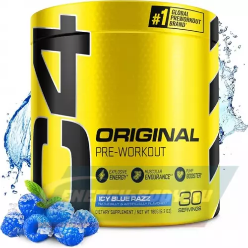 Предтерник Cellucor C4 Pre-Workout Голубая малина, 180 г