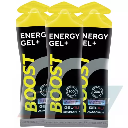 Энергетический гель GEL4U Гель энергетический GEL4U BOOST, 60 гр Вишня, 3 х 60 г