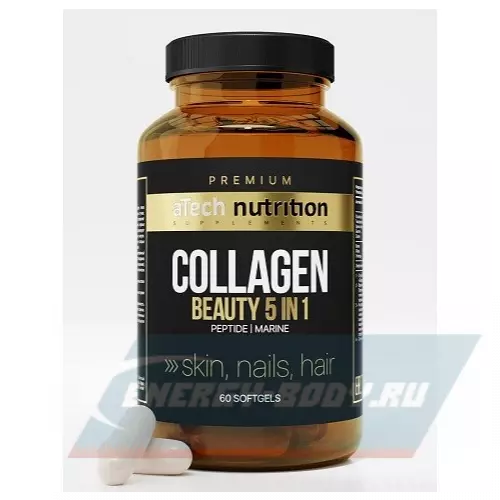 COLLAGEN aTech Nutrition Collagen Marine Premium Нейтральный, 60 капсул