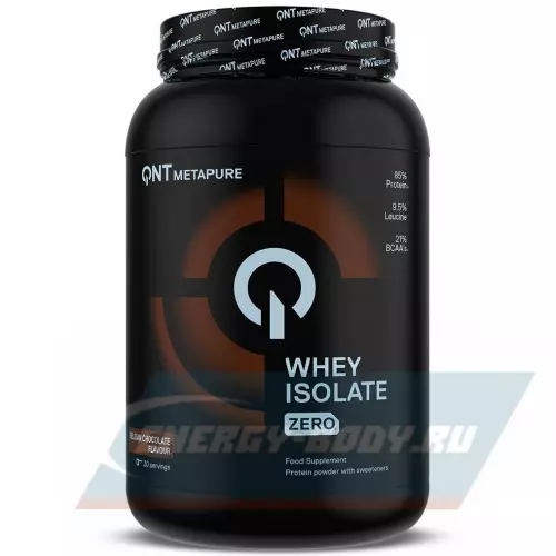  QNT METAPURE ZERO CARB Бельгийский шоколад, 908 г