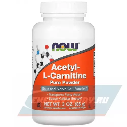 L-Карнитин NOW FOODS Acetyl-L-Carnitine powder 85 г