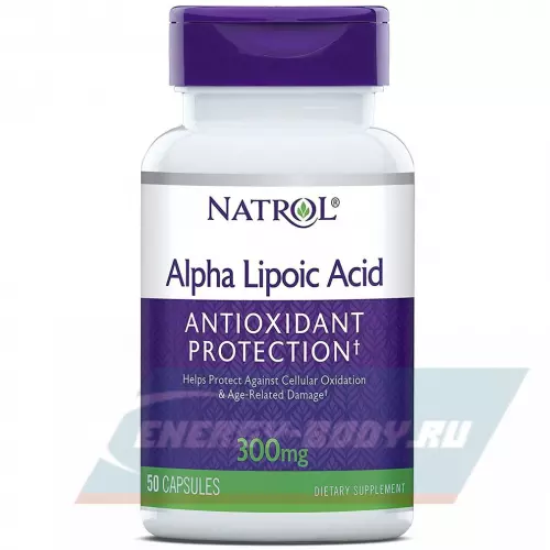  Natrol Alpha-Lipoic Acid 300mg 50 капсул
