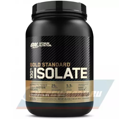  OPTIMUM NUTRITION 100% Isolate Gold Standard Шоколад, 720-744 г