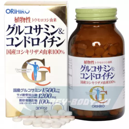Суставы, связки ORIHIRO Глюкозамин и хондроитин 360 таблеток