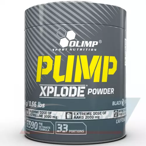 Предтерник OLIMP Pump Xplode Powder New Formula Фруктовый пунш, 300 г