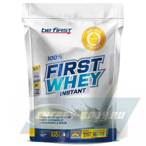  Be First First Whey Instant (сывороточный протеин) Крем-брюле, 900 г