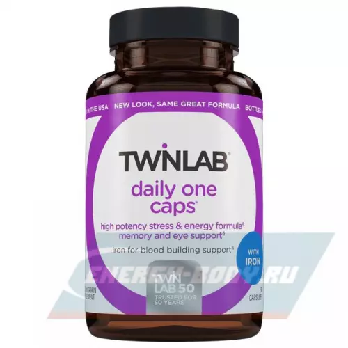  Twinlab Daily One Caps с железом 60 капсул