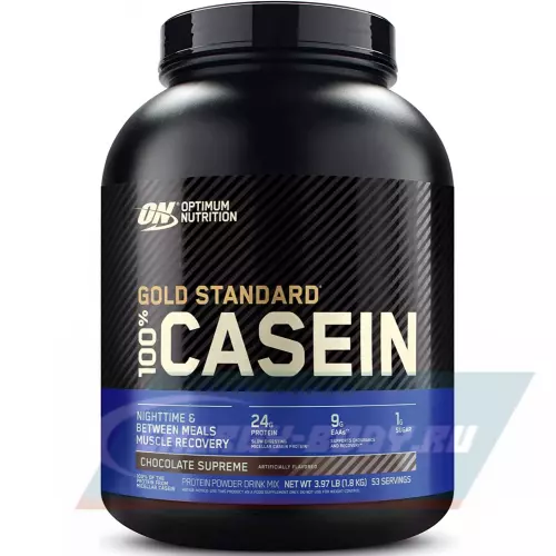  OPTIMUM NUTRITION 100% Casein Gold Standard Элитный шоколад, 1800 г