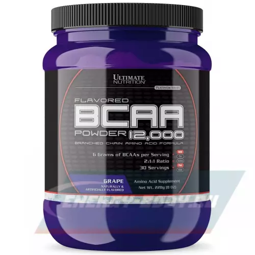 ВСАА Ultimate Nutrition BCAA 12000 Powder Виноград, 228 г