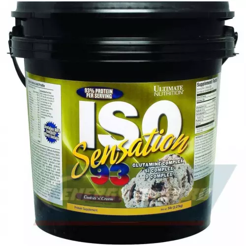  Ultimate Nutrition ISO Sensation 93 Печенье с кремом, 2270 г
