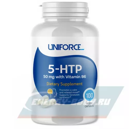  Uniforce 5-HTP 50 mg +B6 100 веган капсул