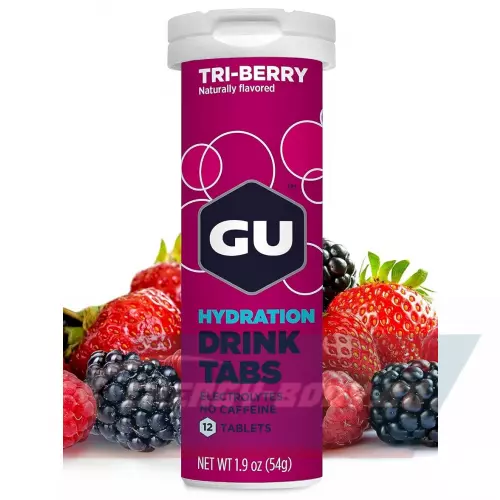  GU ENERGY GU HYDRATION DRINK TABS Лесные ягоды, 8 туб