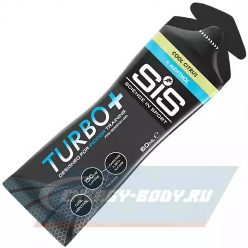 Предтерник SCIENCE IN SPORT (SiS) Gel TURBO+ Цитрус - Ментол, 60 мл