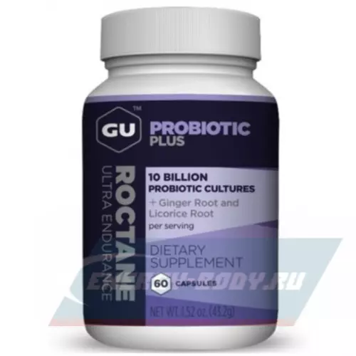  GU ENERGY Probiotic Plus 60 капсул