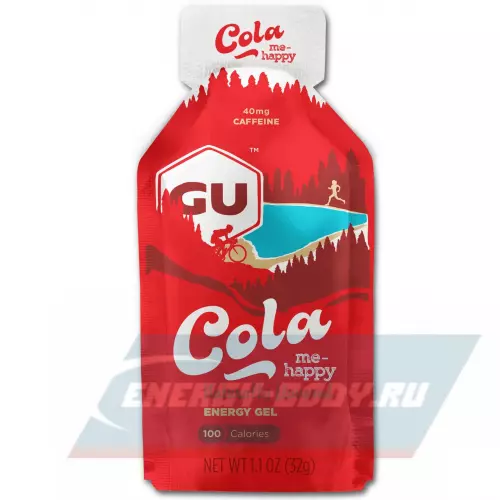 Энергетический гель GU ENERGY GU ORIGINAL ENERGY GEL 40mg caffeine Кола, 1 стик x 32 г