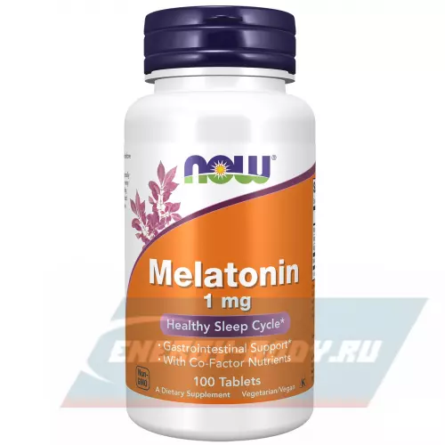  NOW FOODS Melatonin 1 mg 100 таблеток