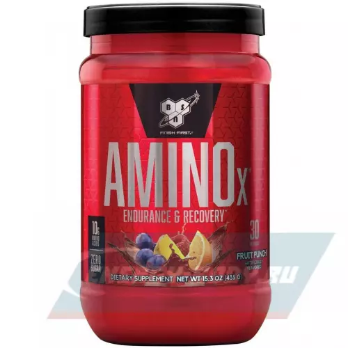 Аминокислотны BSN Amino-X 2:1:1 Фруктовый пунш, 435 г