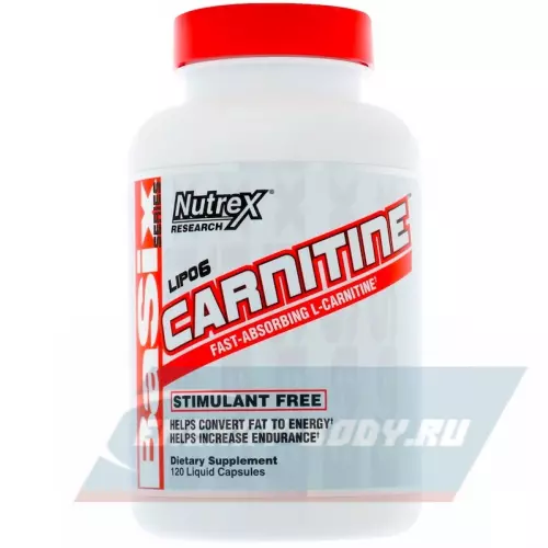 L-Карнитин NUTREX Lipo-6 Carnitine 120 капсул