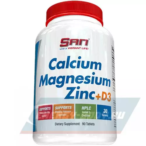  SAN Calcium Magnesium Zinc D3 90 таб