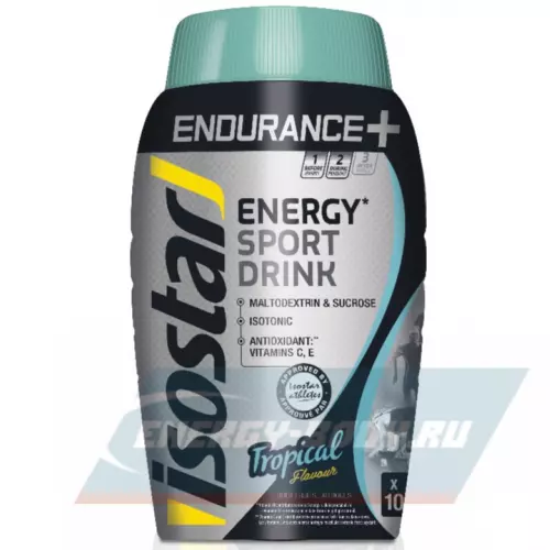  ISOSTAR Energy Sport Drink (Endurance+) Тропические фрукты, 790 г