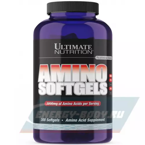 Аминокислотны Ultimate Nutrition Amino Softgels 300 софтгел