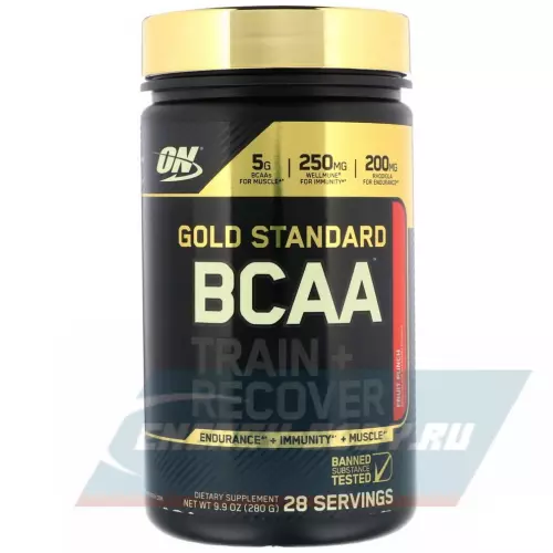 ВСАА OPTIMUM NUTRITION BCAA Gold Standard 3:1:1 Фруктовый пунш, 280 г